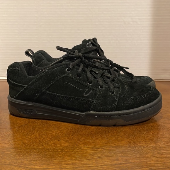 Early 2000s non matching same size Hudson Hera black vans womens size 7 - Picture 6 of 10